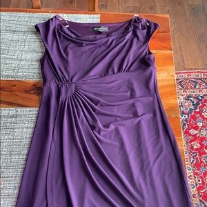 Purple Wrap Dress